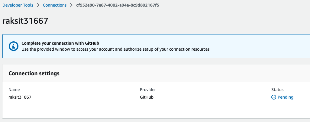 AWS CodeConnections