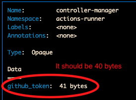 Kubernetes Secret GitHub PAT
